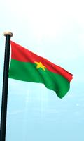 Burkina Faso Drapeau 3D capture d'écran 1