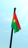 Burkina Faso Drapeau 3D capture d'écran 2