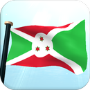 Burundi Cờ 3D Hình Nền Động APK