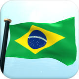 Brasilia Drapeau 3D Gratuit icône