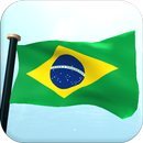 Brazylia Flaga 3D Bezpłatne aplikacja