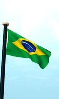 Brasilia Drapeau 3D Gratuit capture d'écran 1