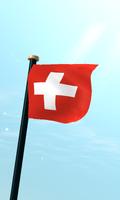 Switzerland Flag 3D Free poster