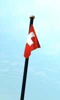 Suiza Bandera 3D Gratis Fondos captura de pantalla 2