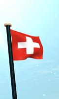 Suiza Bandera 3D Gratis Fondos captura de pantalla 3