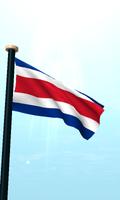 Costa Rica Flag 3D Wallpaper screenshot 1