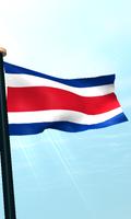 Costa Rica Flag 3D Wallpaper screenshot 3