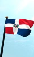 Dominican Republic Flag Free poster
