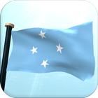 Icona Micronesia Bandiera 3D Gratis