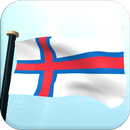 Quần đảo Faroe Cờ 3D Hình Nền APK