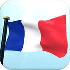 France Drapeau 3D Gratuit icône