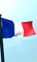 France Drapeau 3D Gratuit capture d'écran 3
