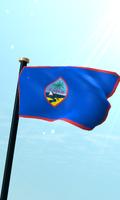 Guam Flag 3D Live Wallpaper poster