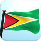 Guyana Bayrak 3D Ücretsiz simgesi