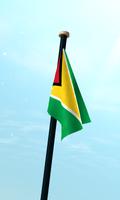 Guyana Drapeau 3D Gratuit capture d'écran 2