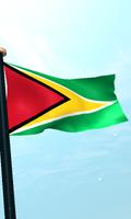 Guyana Drapeau 3D Gratuit capture d'écran 3