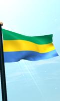 Gabon Flag 3D Free Wallpaper screenshot 3