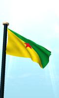 Frans-Guyana Vlag 3D Gratis screenshot 1