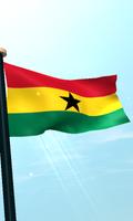 Ghana Drapeau 3D Gratuit capture d'écran 3