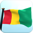 Guinea Drapeau 3D Gratuit icône