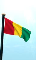 Guinea Flag 3D Free Wallpaper screenshot 1