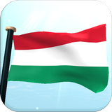 Węgry Flaga 3D Bezpłatne ikona
