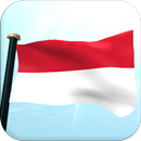Indonesia Cờ 3D Hình Nền Động APK