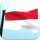 أندونيسيا علم 3D حر أيقونة