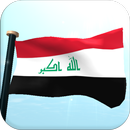 Iraq Cờ 3D Hình Nền Động APK