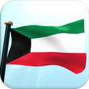Kuwait Cờ 3D Hình Nền Động APK