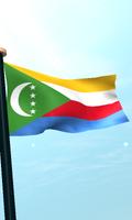 Comores Bandeira 3D Gratuito imagem de tela 3