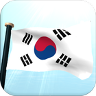 South Korea Flag 3D Free icon