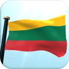 Lithuania Flag 3D Free icon