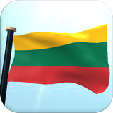 Litwa Flaga 3D Bezpłatne ikona
