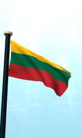 Lithuania Flag 3D Free اسکرین شاٹ 1