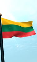 Litwa Flaga 3D Bezpłatne screenshot 3