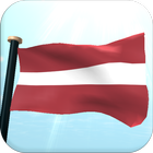 Latvia Flag 3D Free Wallpaper icon