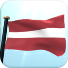 Latvia Drapeau 3D Gratuit icône