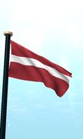 Latvia Drapeau 3D Gratuit capture d'écran 1