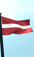 Latvia Flag 3D Free Wallpaper screenshot 3