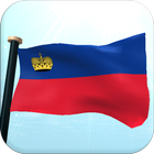 Liechtenstein Flag 3D Free আইকন