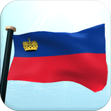 Liechtenstein Flag 3D Free icon