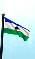 Lesotho Flag 3D Free Wallpaper screenshot 1