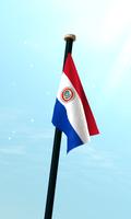 Paraguay Drapeau 3D Gratuit capture d'écran 2