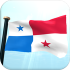 Panamá Bandera 3D Gratis icono