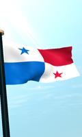 Panamá Bandera 3D Gratis captura de pantalla 3