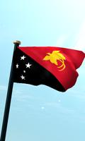 Papua New Guinea Flag 3D poster