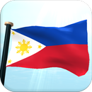 Philippines Cờ 3D Hình Nền APK