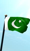Pakistán Bandera 3D Gratis Poster