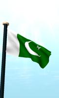 巴基斯坦旗3D免费动态壁纸 截图 1